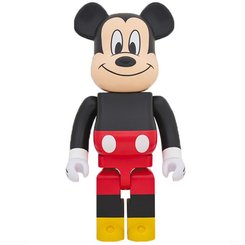 Статуэтка Bearbrick Mickey Mouse Черный Красный Желтый Бежевый в Новосибирске | Loft Concept 