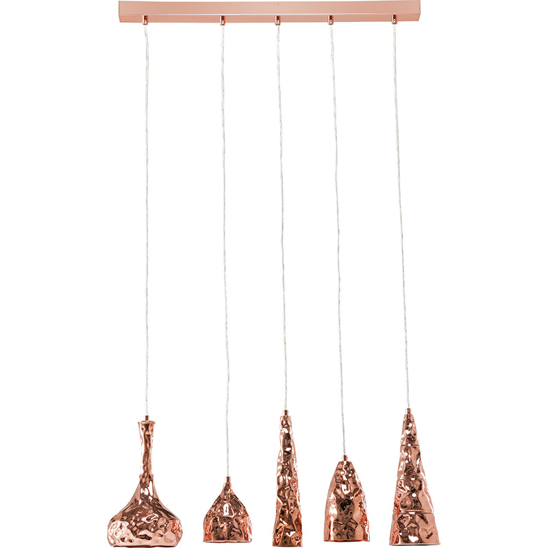 Люстра Several Copper Lamps Медь в Новосибирске | Loft Concept 