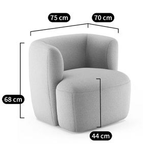 Кресло Ivy Boucle Collection Armchair в Новосибирске