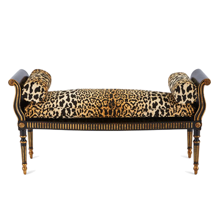 Оттоманка Attina Leopard Bench Мульти в Новосибирске | Loft Concept 