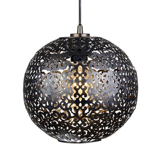 Подвесной светильник Oriental patterns Pendant Black Черный в Новосибирске | Loft Concept 