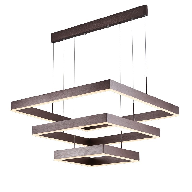 Люстра Ribbon Squares Chandelier Темная бронза в Новосибирске | Loft Concept 