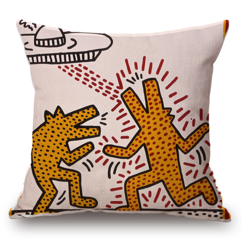 Подушка Keith Haring 9 Мульти в Новосибирске | Loft Concept 