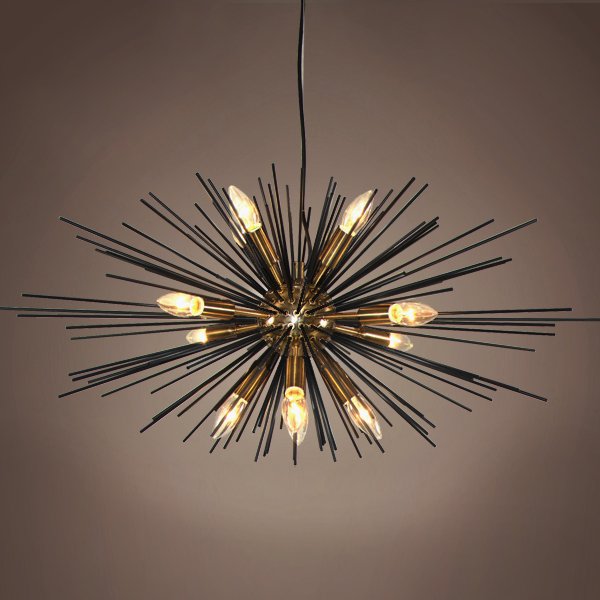 Люстра Astra Chandelier Sputnik Gold & Black  в Новосибирске | Loft Concept 