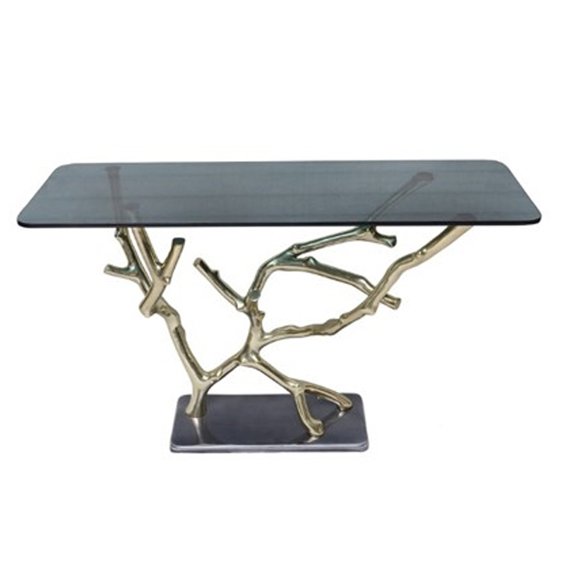 Консоль Console Tree Branches Винтажное Темное Золото  в Новосибирске | Loft Concept 