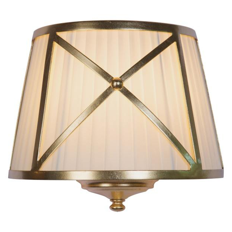 Бра Provence Lampshade Light Gold Wall Lamp Бежевый Золотой в Новосибирске | Loft Concept 