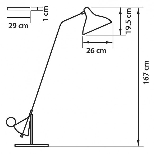 Торшер Lampara Floor Lamp в Новосибирске