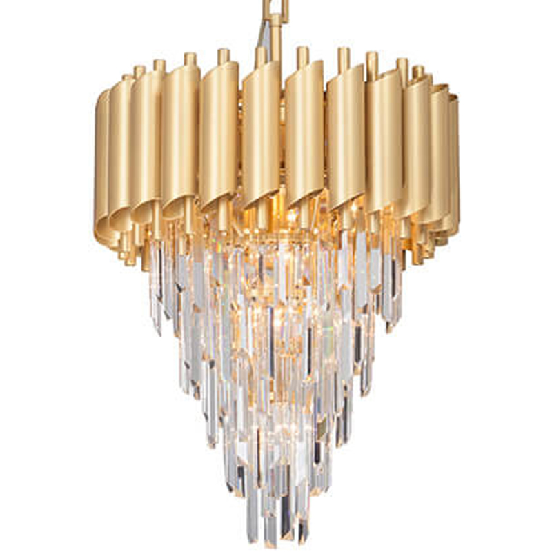 Empire Gold Chandelier Crystal D 50 Глянцевое золото в Новосибирске | Loft Concept 