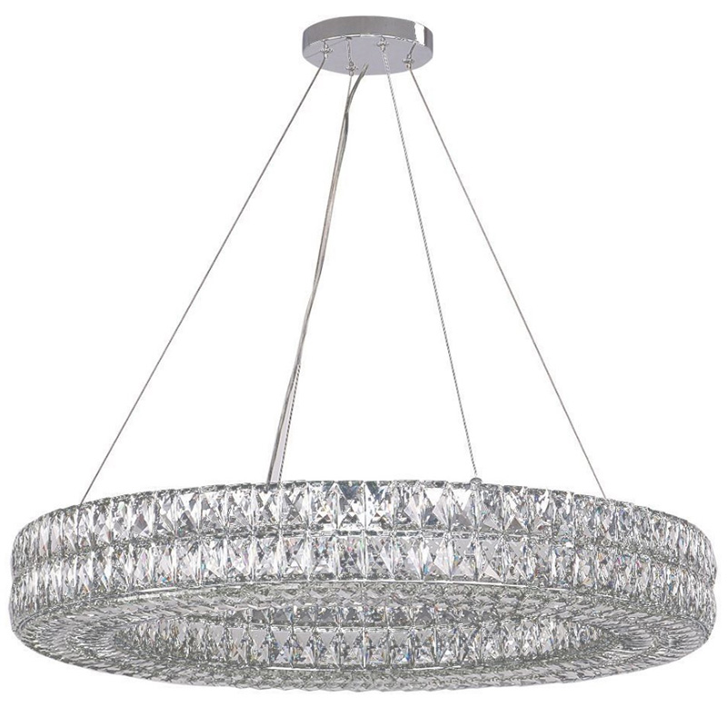 Люстра Crystal Regena Chrome Chandelier 17 Хром Прозрачный (Transparent) в Новосибирске | Loft Concept 