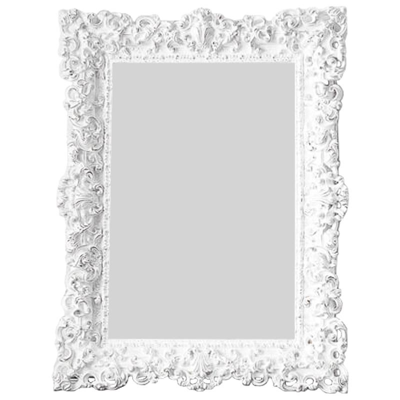 Зеркало Leeuw Mirror White Белый винтажная патина   в Новосибирске | Loft Concept 