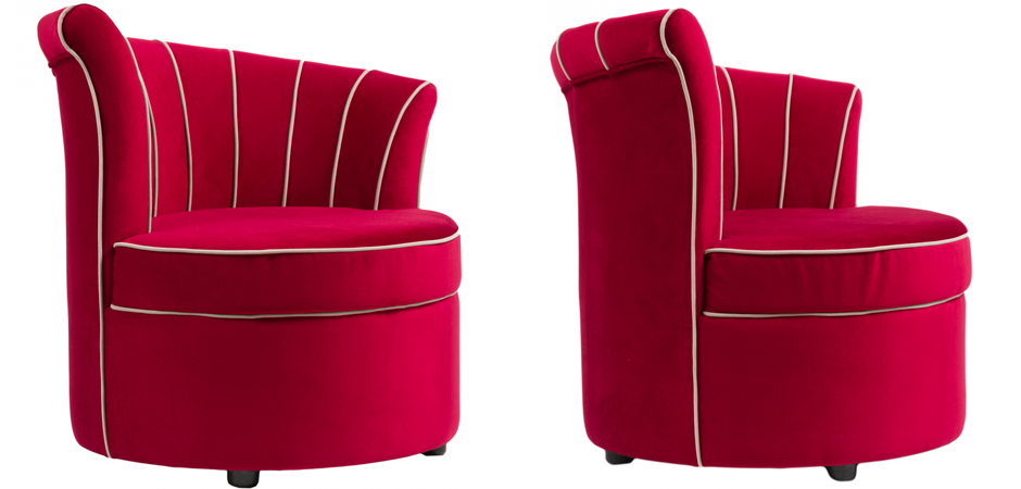 Кресло Curly Backrest Red Кресло Curly Backrest Red - Loft-Concept в Новосибирске