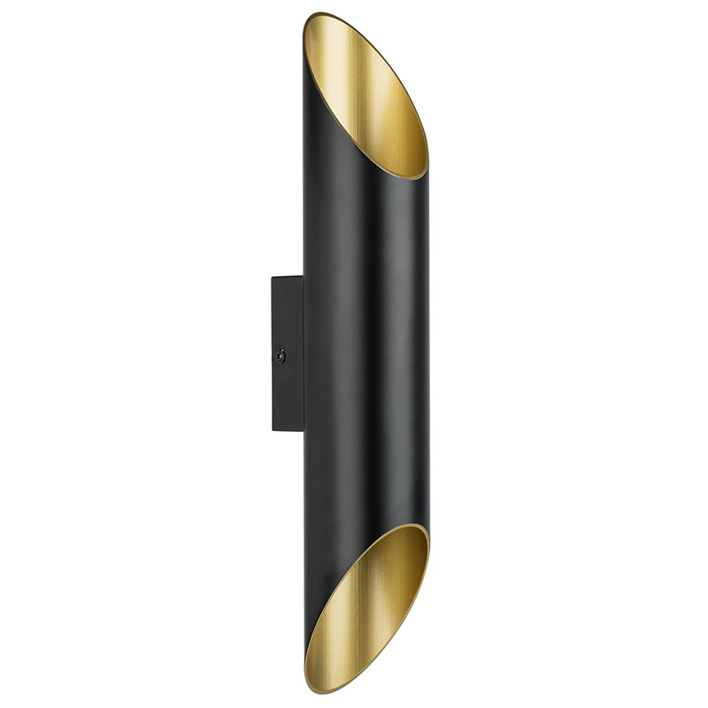 Бра Garbi Black Pipe Organ Sconce Черный Золотой в Новосибирске | Loft Concept 