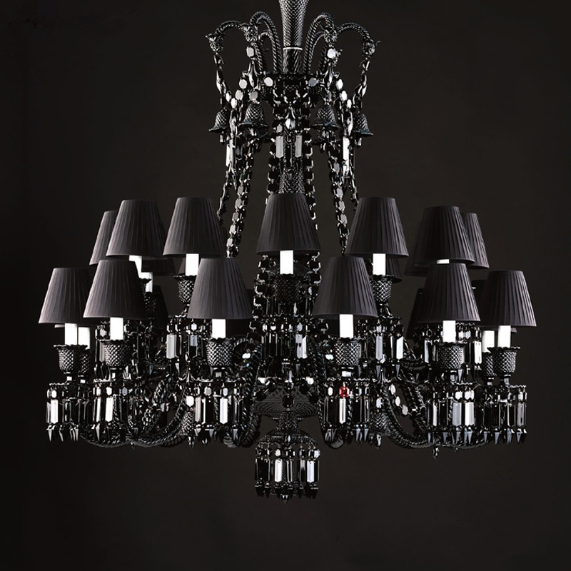 Люстра BACCARAT ZENITH NOIR Chandelier Черный в Новосибирске | Loft Concept 