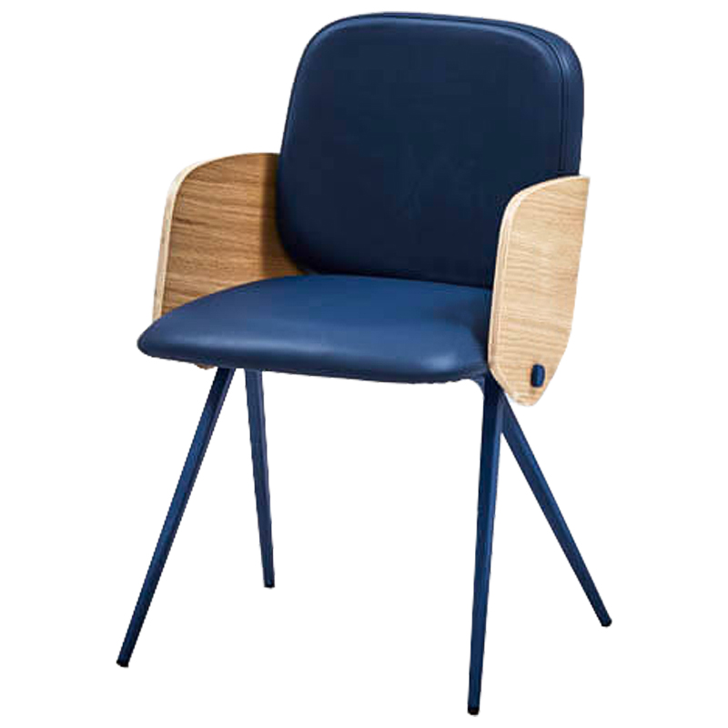 Стул Fionan Stool Blue Древесина Синий в Новосибирске | Loft Concept 