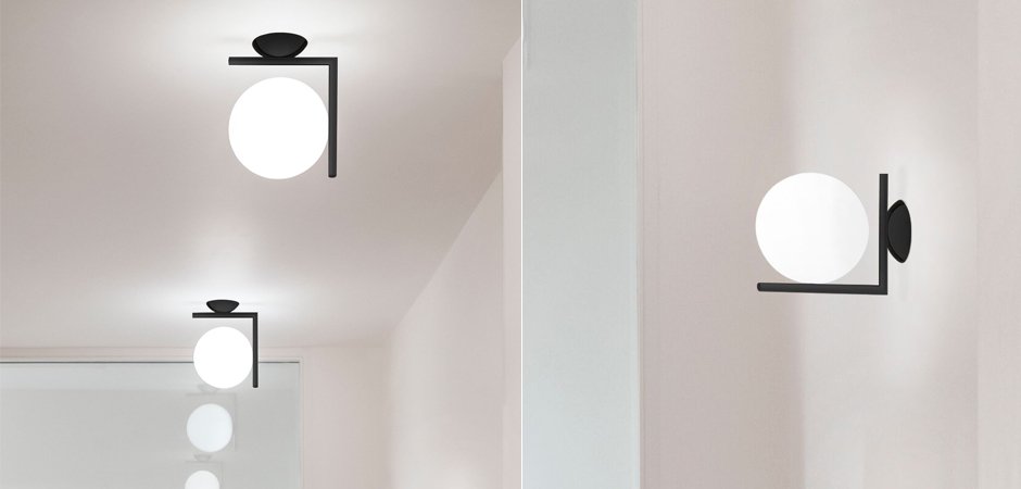 Бра Flos IC Lights C/W Black - Loft-Concept в Новосибирске