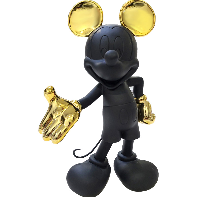 Статуэтка Mickey Mouse statuette black Черный Глянцевое золото в Новосибирске | Loft Concept 