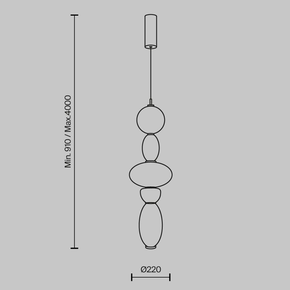 Подвесной светильник Adore LED 3000K 23Bт  в Новосибирске