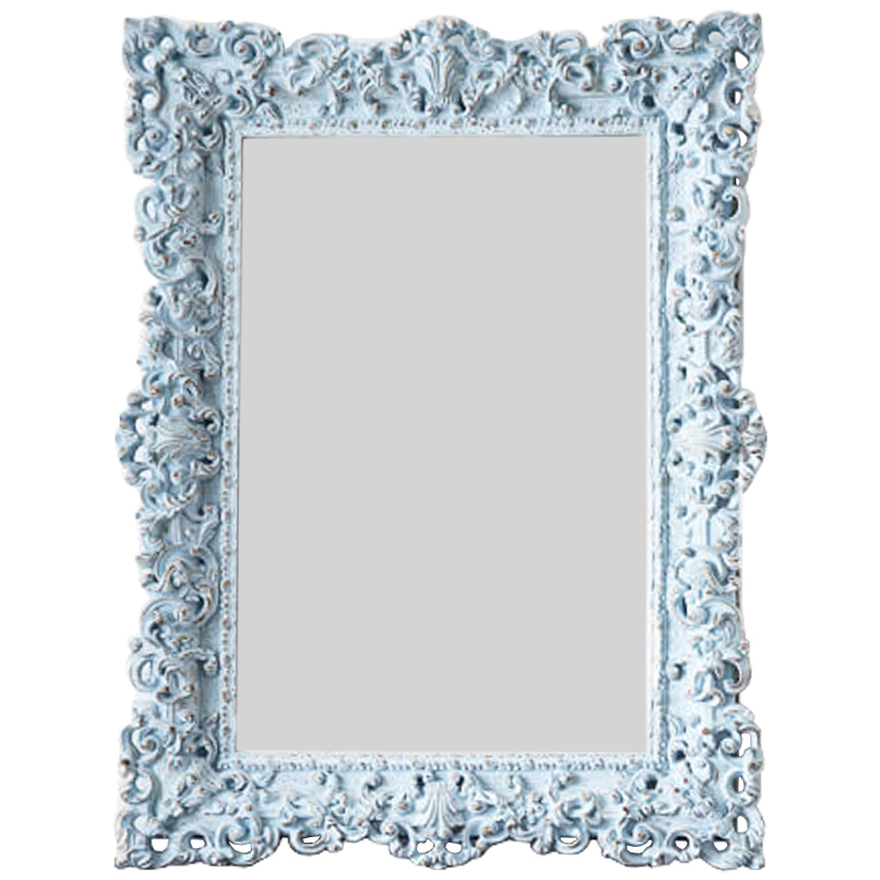 Зеркало Leeuw Mirror Pastel Blue Винтажный голубой в Новосибирске | Loft Concept 