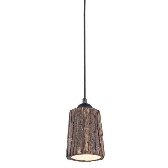 Люстра Wood Log Pendant Коричневый в Новосибирске | Loft Concept 