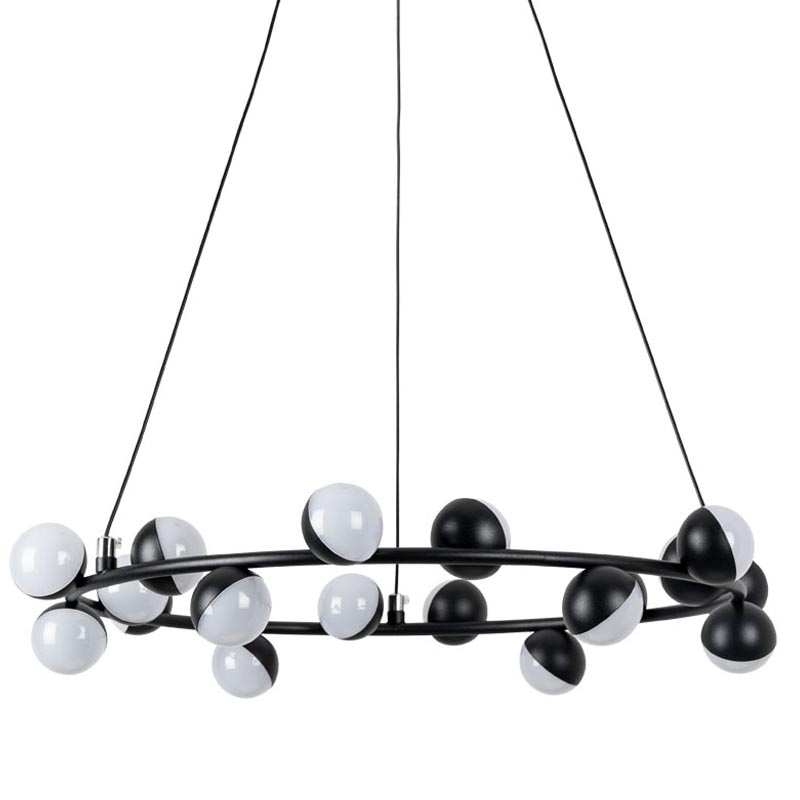 Люстра Vilelme Chandelier black 50 Черный в Новосибирске | Loft Concept 