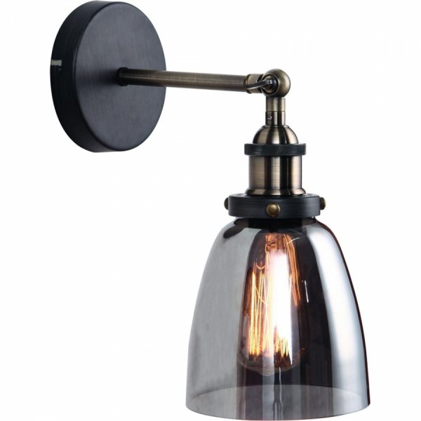 Бра Smoke Glass cloche Wall Lamp  в Новосибирске | Loft Concept 