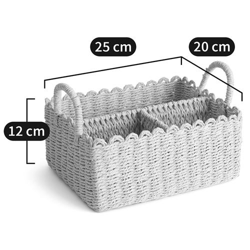 Плетеная корзина Hughie Wicker Basket в Новосибирске