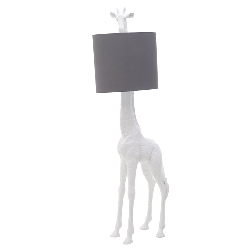 Торшер White Giraffe Floor lamp Белый Серый в Новосибирске | Loft Concept 