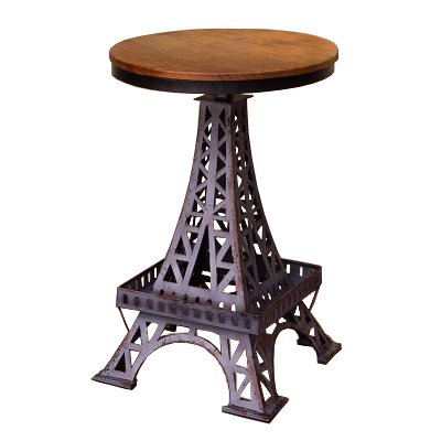 Барный стул Eiffel Tower Bar Stool Коричневый Черный в Новосибирске | Loft Concept 