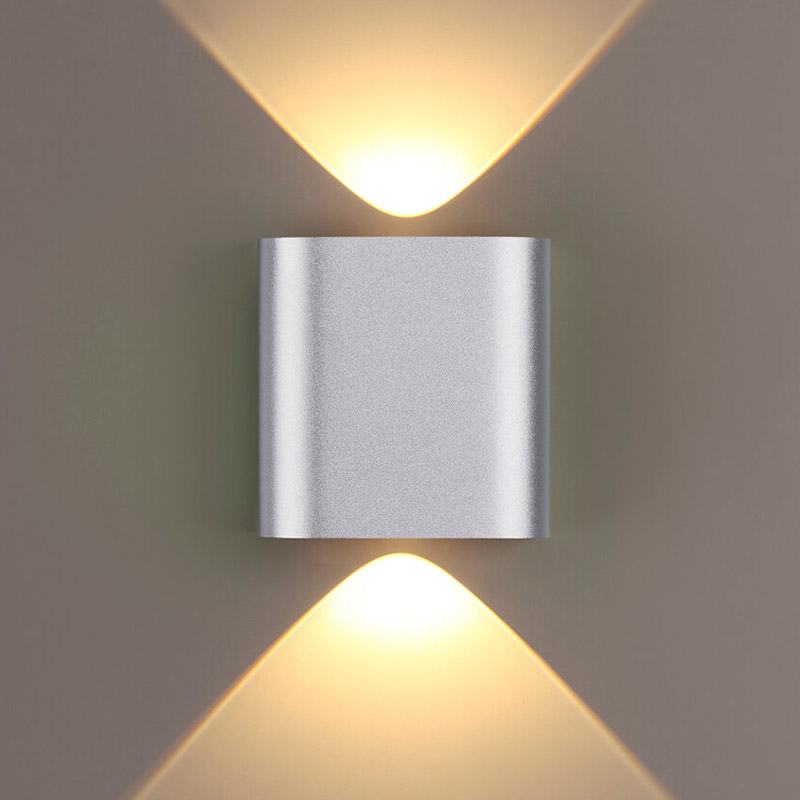 Бра Obverse Silver Square Wall lamp Серебряный в Новосибирске | Loft Concept 