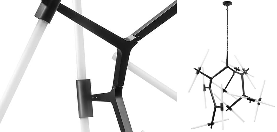 Люстра Агнес Chandelier Black 20 Люстра Агнес Chandelier Black 20 - Loft-Concept в Новосибирске