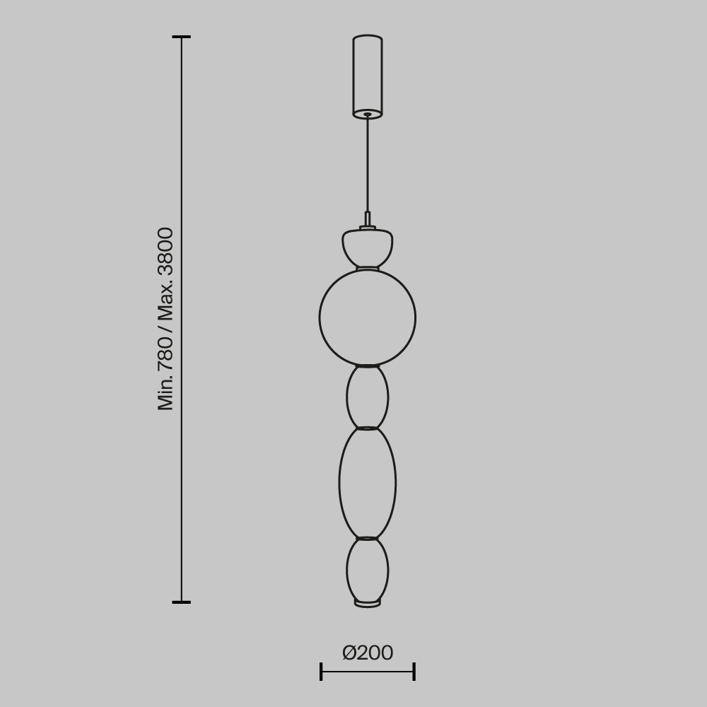 Подвесной светильник Adore LED 3000K 17Bт в Новосибирске
