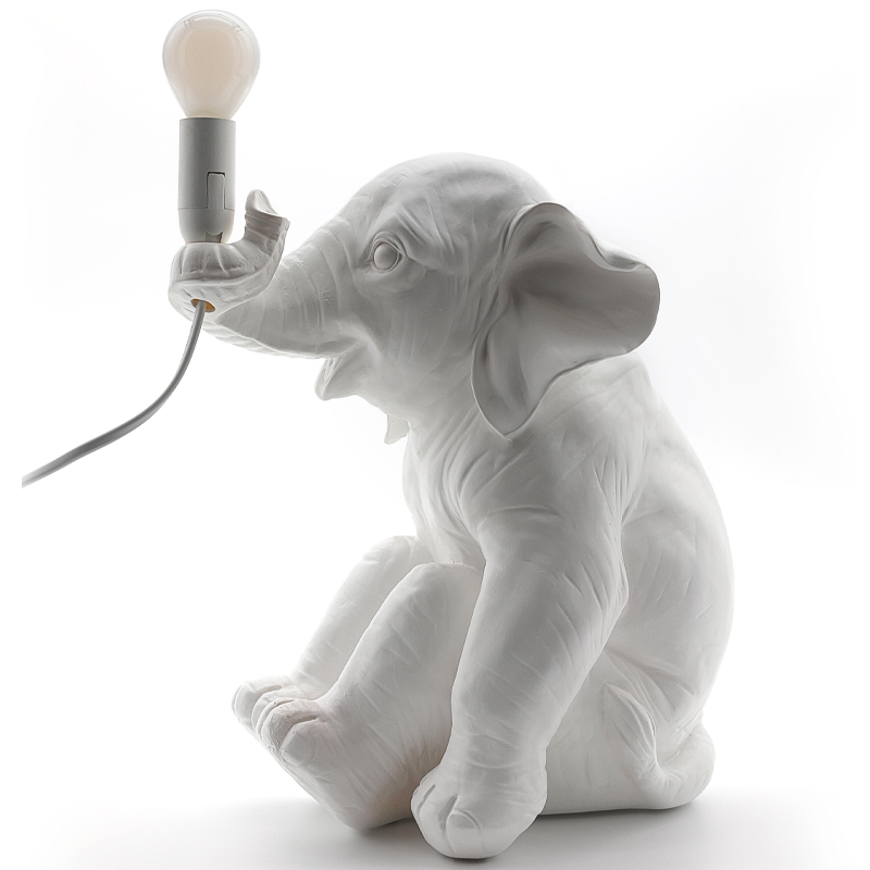 Настольная лампа Table Lamp Elephant Белый в Новосибирске | Loft Concept 