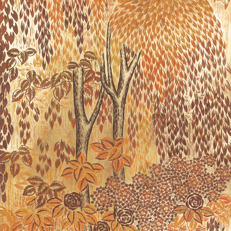 Обои ручная роспись в стиле Арт-деко Hippolyta’s Forest Colourway 263 on Deep Rich Gold gilded paper Обои ручная роспись в стиле Арт-деко Hippolyta’s Forest Colourway 263 on Deep Rich Gold gilded paper в Новосибирске | Loft Concept
