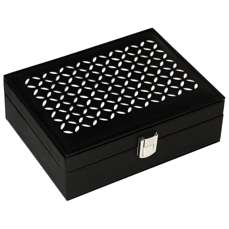 Шкатулка Vesper Jewerly Organizer Box black Черный в Новосибирске | Loft Concept 