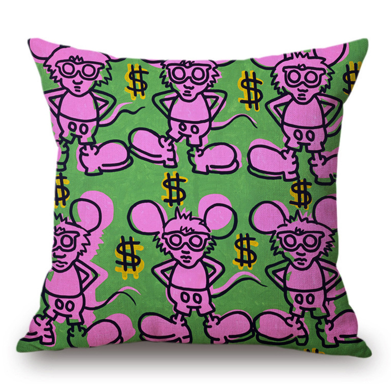 Подушка Keith Haring 12 Мульти в Новосибирске | Loft Concept 