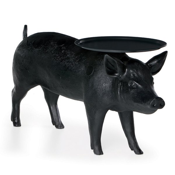 Кофейный стол Moooi Pig Table Черный матовый в Новосибирске | Loft Concept 