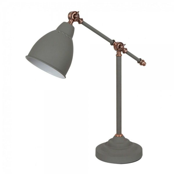 Настольная лампа Holder Table Lamp Grey Серый в Новосибирске | Loft Concept 