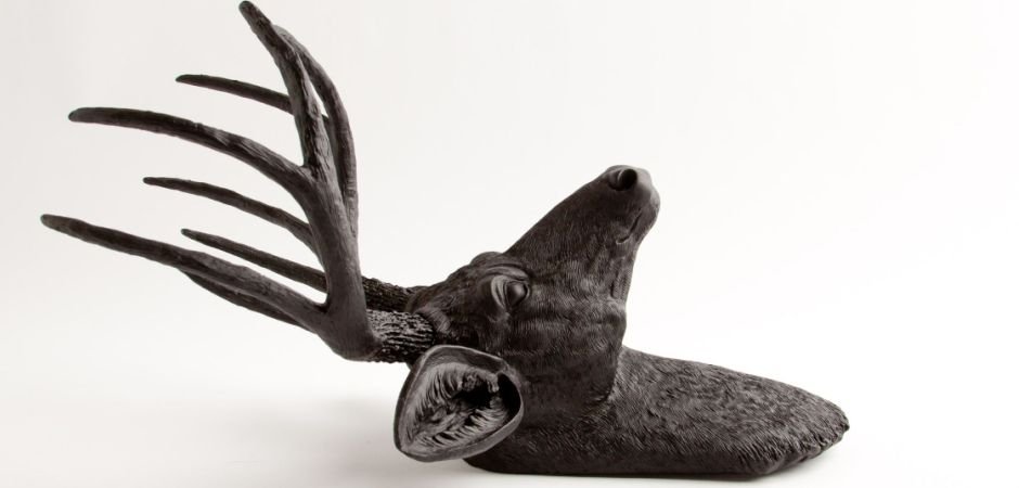 Голова оленя - Черная - фото №2