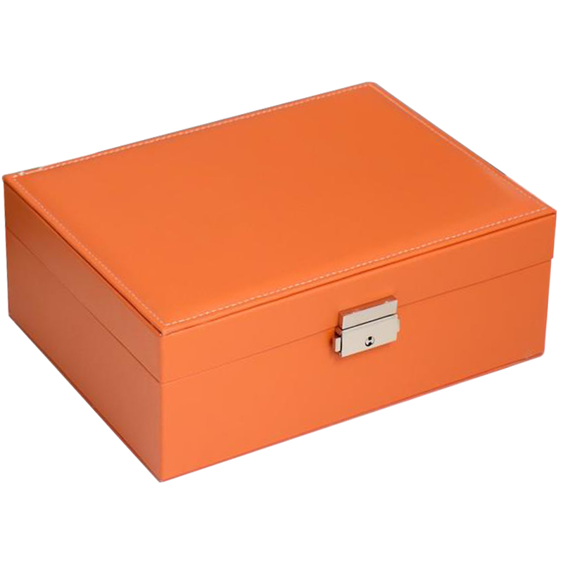 Шкатулка Auburn Jewerly Organizer Box orange Оранжевый в Новосибирске | Loft Concept 