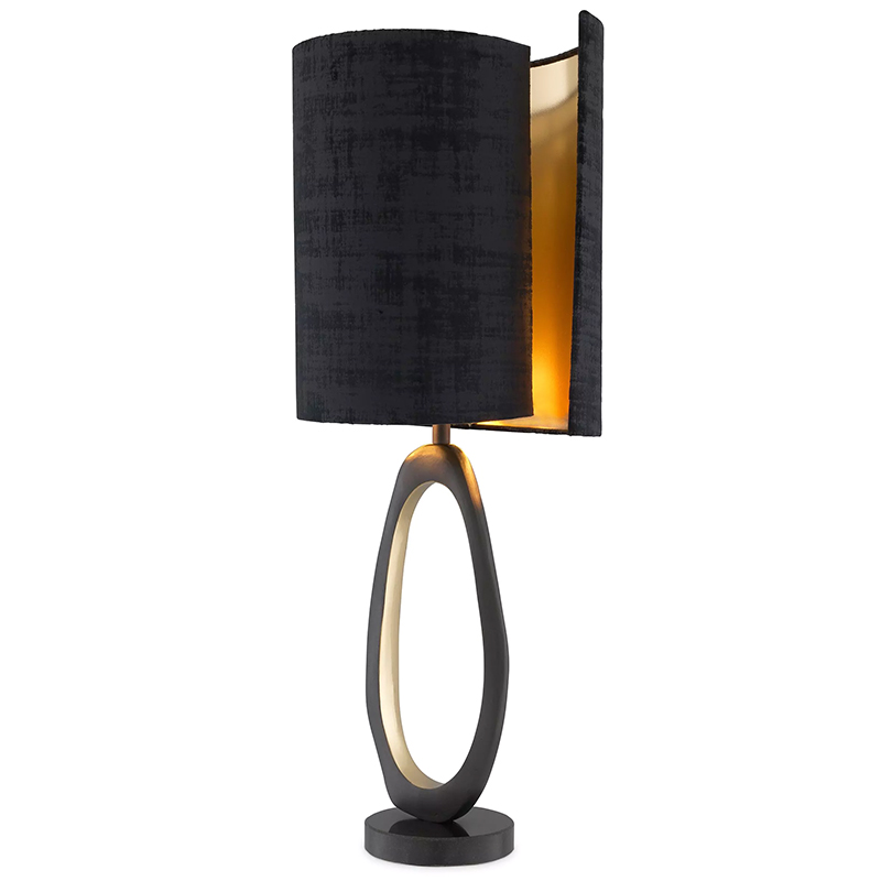 Настольная лампа Eichholtz Table Lamp Kilian Черный Латунь в Новосибирске | Loft Concept 