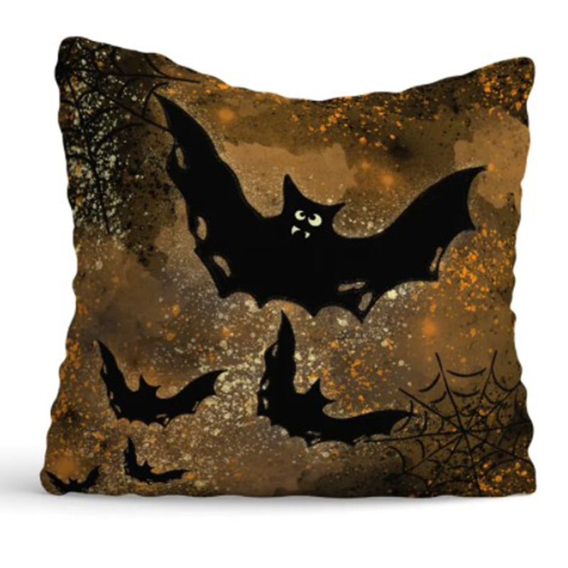 Подушка Halloween Bat Черный Серый в Новосибирске | Loft Concept 