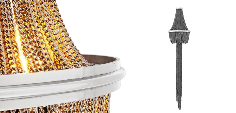 Бра Wall Lamp Martinez Nickel - Loft-Concept в Новосибирске