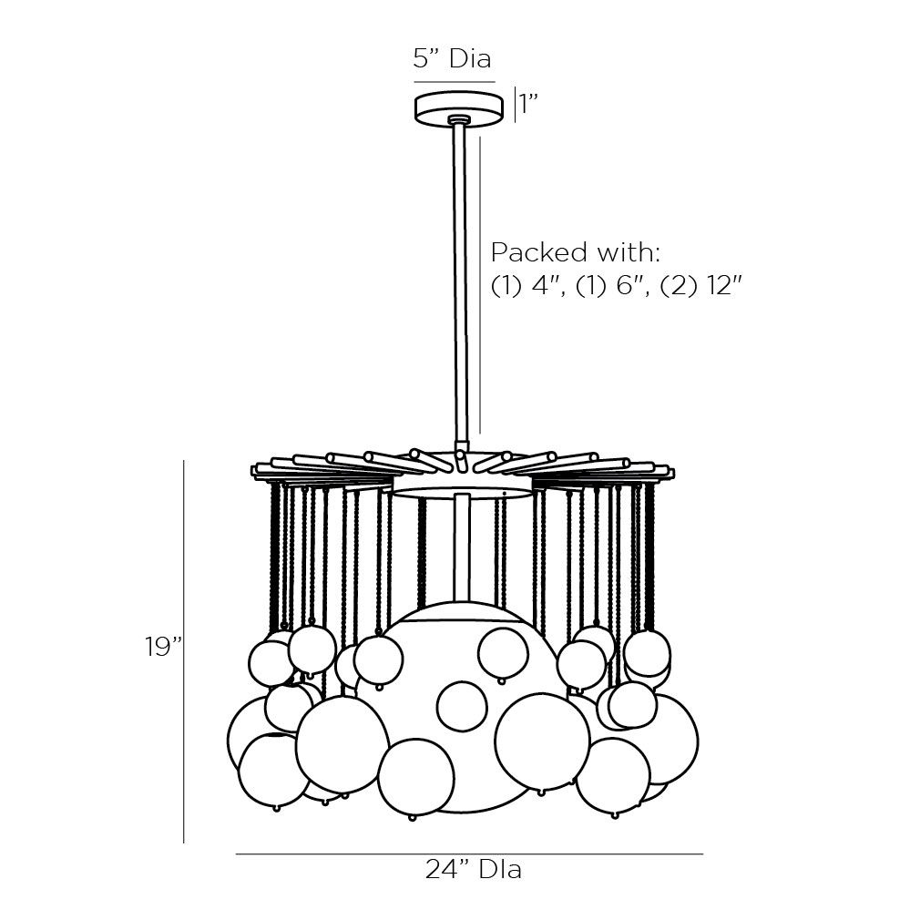 Люстра Arteriors MIRA CHANDELIER в Новосибирске