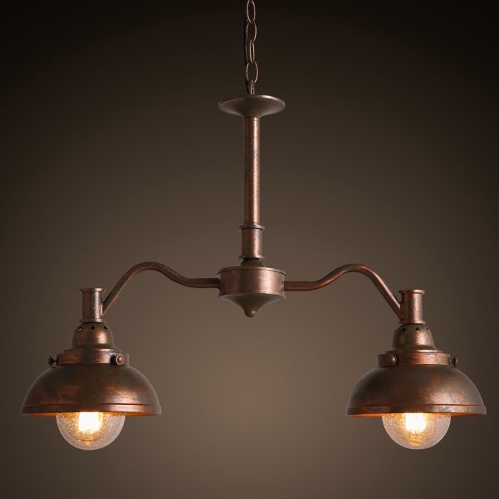 Люстра Old Copper Chandelier Медь в Новосибирске | Loft Concept 