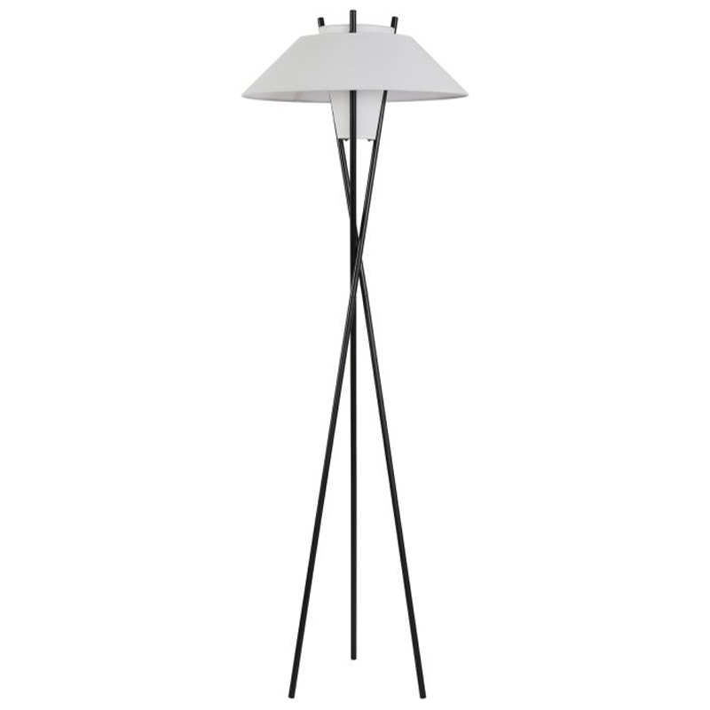 Торшер Chaney Floor Lamp Белый Черный в Новосибирске | Loft Concept 