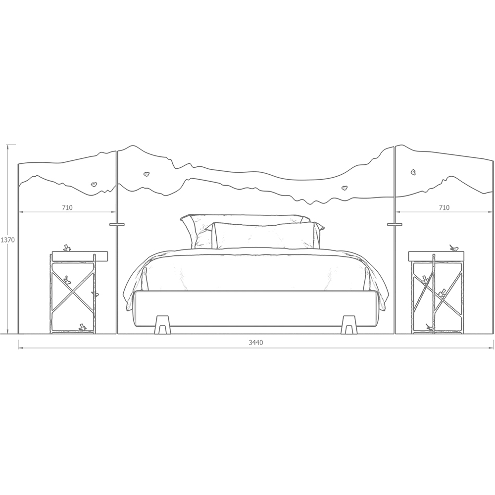 Кровать Okinawa в Новосибирске