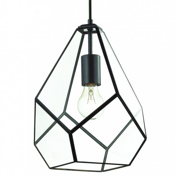 Подвесной светильник Geometry Glass Light Pendant Transparent Прозрачный в Новосибирске | Loft Concept 