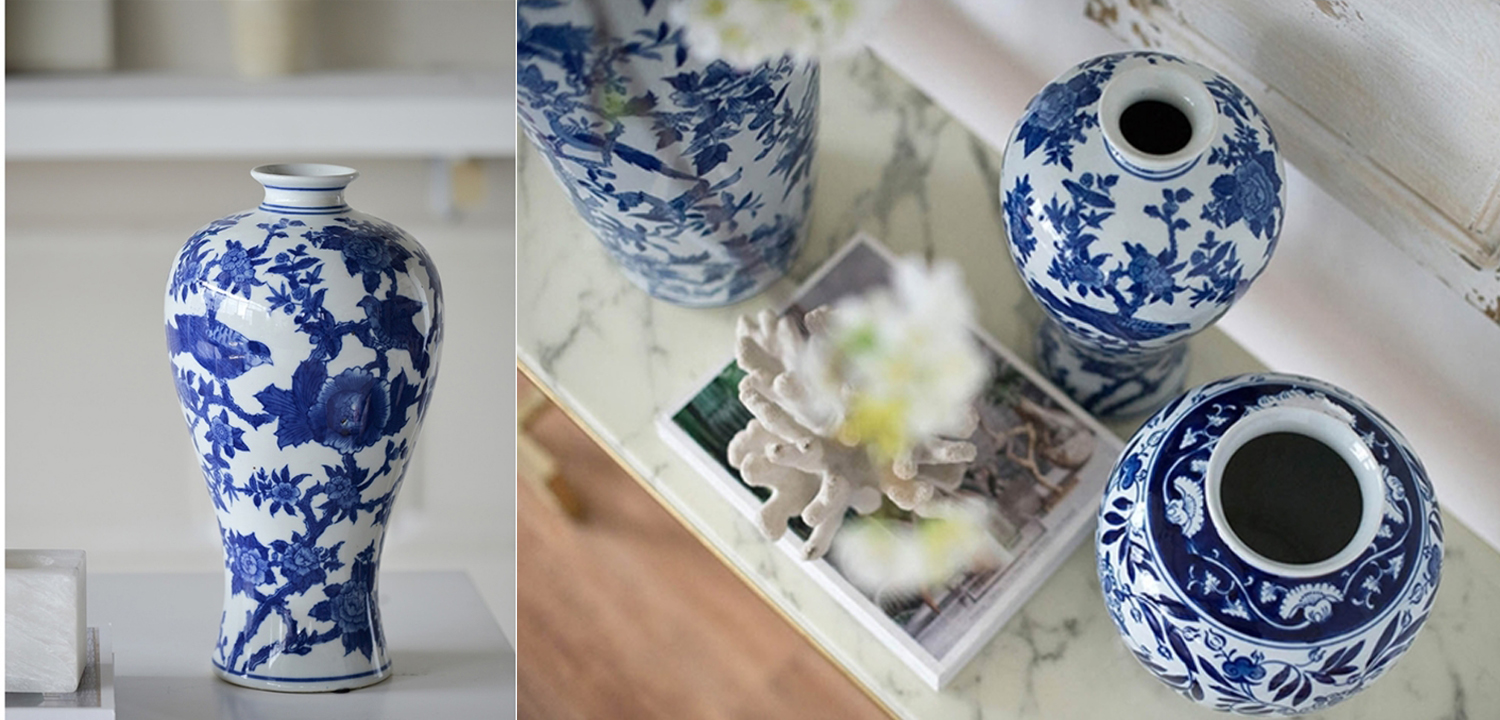 Ваза Bird in Flowers Vase - фото