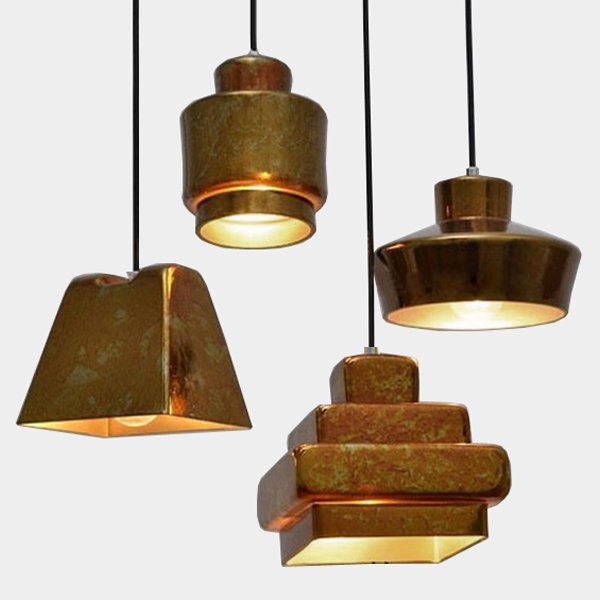 Подвесной светильник Tom Dixon Lustre pendant lamps Латунь в Новосибирске | Loft Concept 