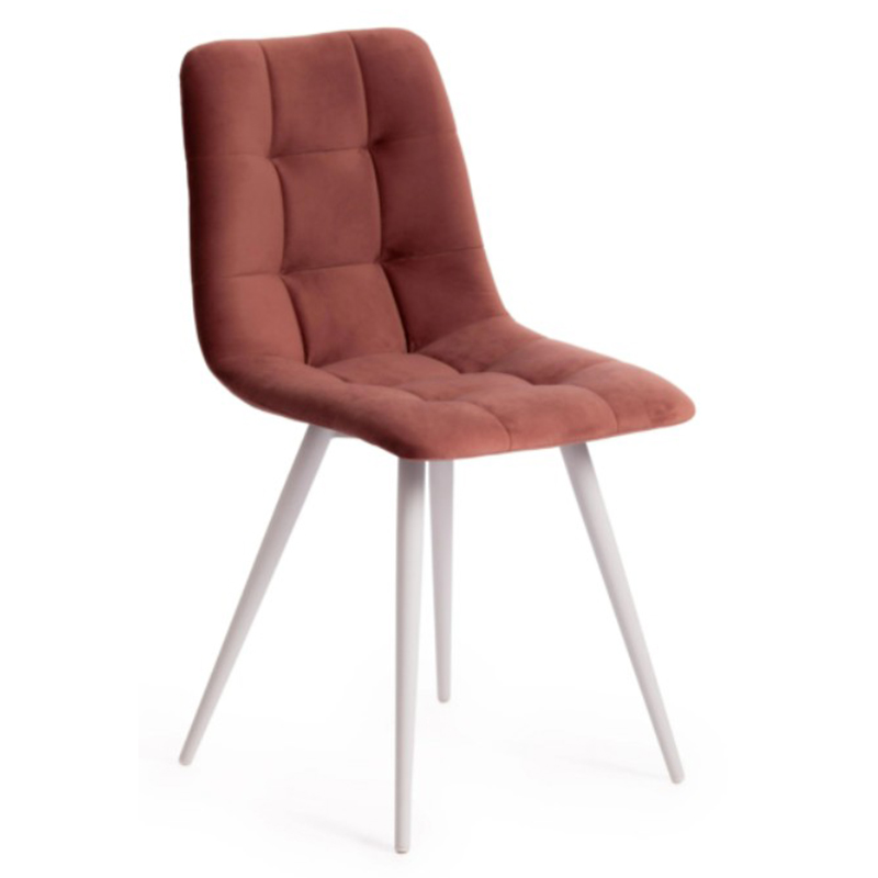 Стул Nancy Coral Chair Коралловый Белый в Новосибирске | Loft Concept 